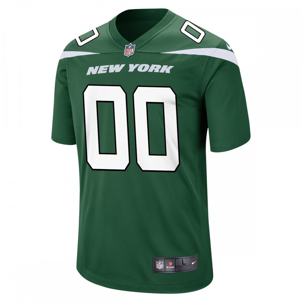 New York Jets Nike Game Custom Jersey - Gotham Green-GridironStore